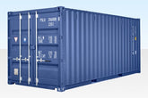 20Ft Shipping Container (One Trip) – Blue image 0