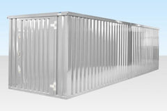 6M X 2.1M End Linked Flat Packed Container Bundle (Galvanised) image 0