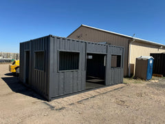 20’x16’ Modified Shipping Container Office for Sale | ADU Container Home image 0