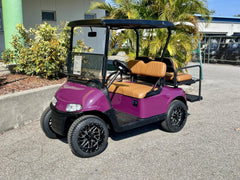 2020 E-Z-GO RXV Elite Lithium Plum Golf Cart for Sale (Plum Purple) image 0