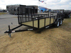Premier 7 x 16 Landscape Utility Trailer – Mesh Sides & ATV Ramp image 2