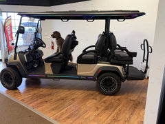 2026 Epic E60FX Champagne Golf Cart for Sale image 3
