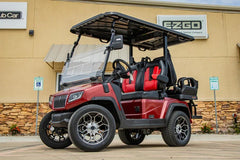 Red 2024 EVolution D5 Ranger 2+2 Golf Cart for Sale image 0