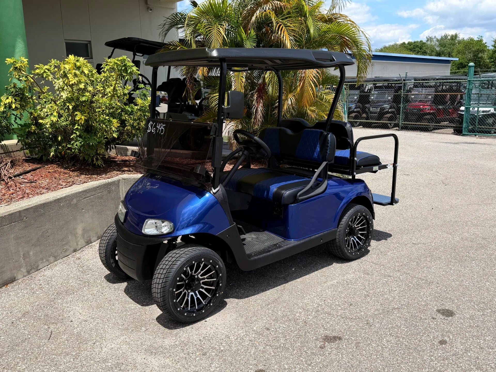 2020 E-Z-GO RXV Elite Lithium Golf Cart for Sale (Electric Blue) image 0