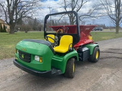 John Deere ProGator 2020A Utility Cart with Tycrop 180 Top Dresser for Sale image 2