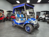Blue 2021 Yamaha Drive 2 QuieTech EFI Golf Cart for Sale image 0