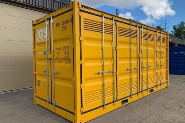30ft x 8ft Shipping Container (One Trip) – Yellow image 0