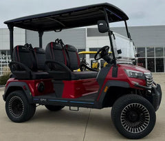 Red 2025 Epic E40FX Golf Cart for Sale image 3