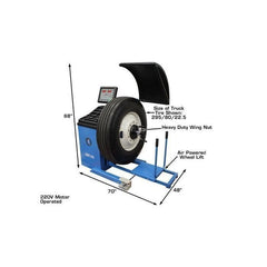 Atlas WBT210 Computer Truck Wheel Balancer image 3