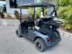 2019 E-Z-GO RXV Elite Lithium Steel Blue Golf Cart for Sale image 1