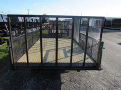 Premier 7 x 12 Landscape Utility Trailer – Mesh Sides & ATV Ramp image 2