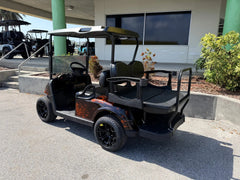 2020 E-Z-GO Lithium Custom Flame RXV Elite Golf Cart for Sale image 1