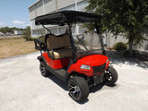 Red 2024 HONOR LSV 2+2 G1 Lifted Lithium Golf Cart for Sale image 0