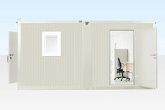 6.5M X 4.6M Side Linked Flat Pack Container Office image 0