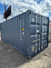 NEW 20ft Slate Gray Shipping Container image 1