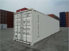 20ft White Shipping Container (One Trip) – RAL 9003 Wind & Watertight Storage Container image 2