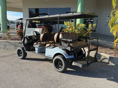 2026 E-Z-GO L6 Gas Golf Cart for Sale (Ocean Gray) image 1