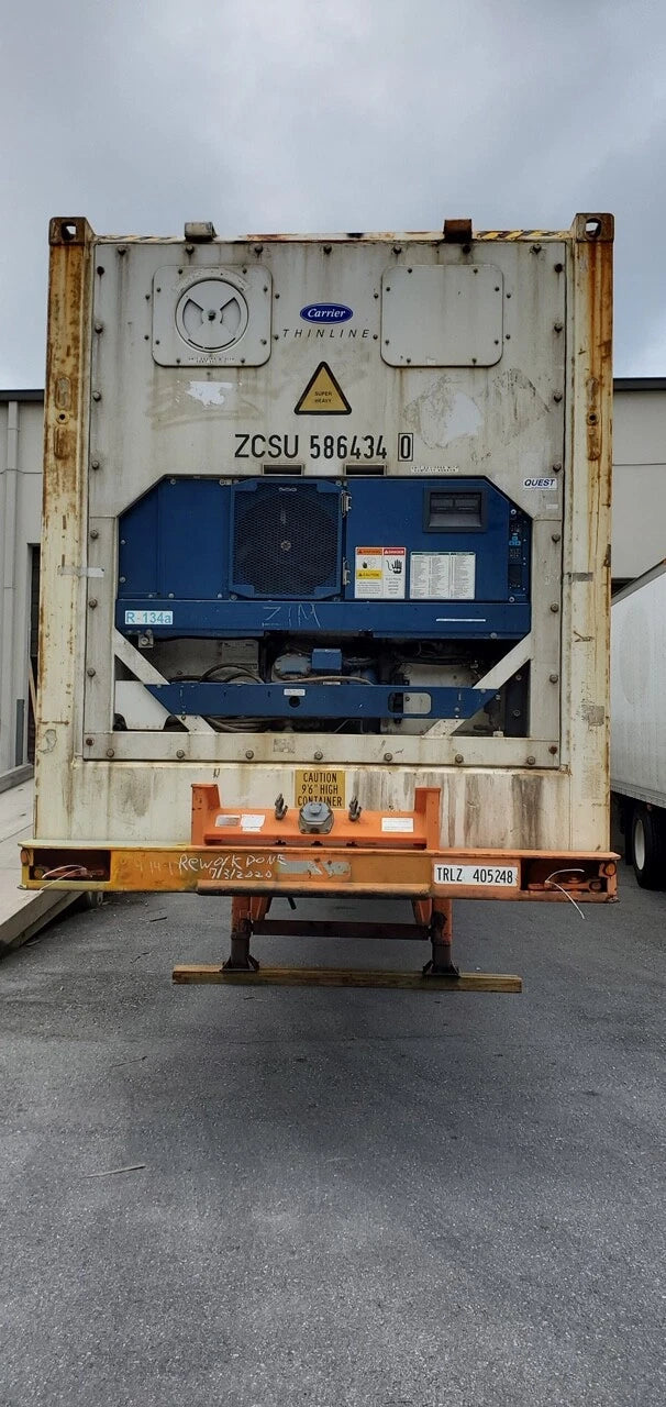 40ft HC Reefer Container–Wind & Water Tight, Non-Working For Sale image 0