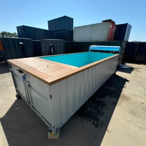20ft Portable Container Swimming Pool | Caribbean Blue Outdoor Swimming Pool image 3