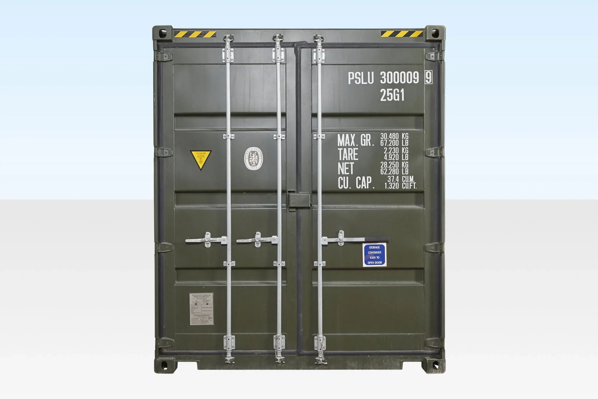 20ft High Cube One Trip Shipping Container (9'6") – New Wind & Watertight Storage Container image 2