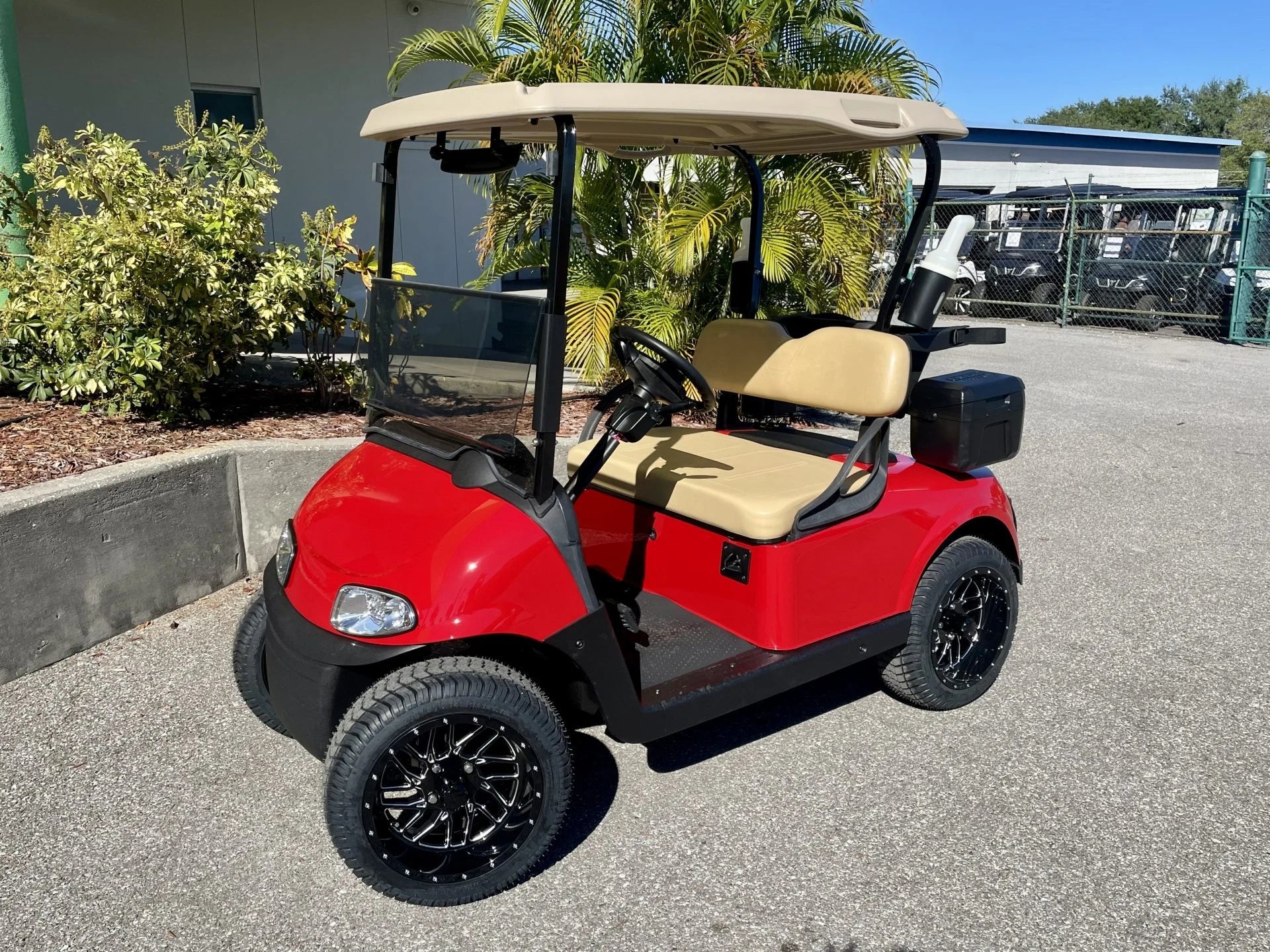 2019 E-Z-GO RXV Lithium Golf Cart for Sale (Flame Red) image 0
