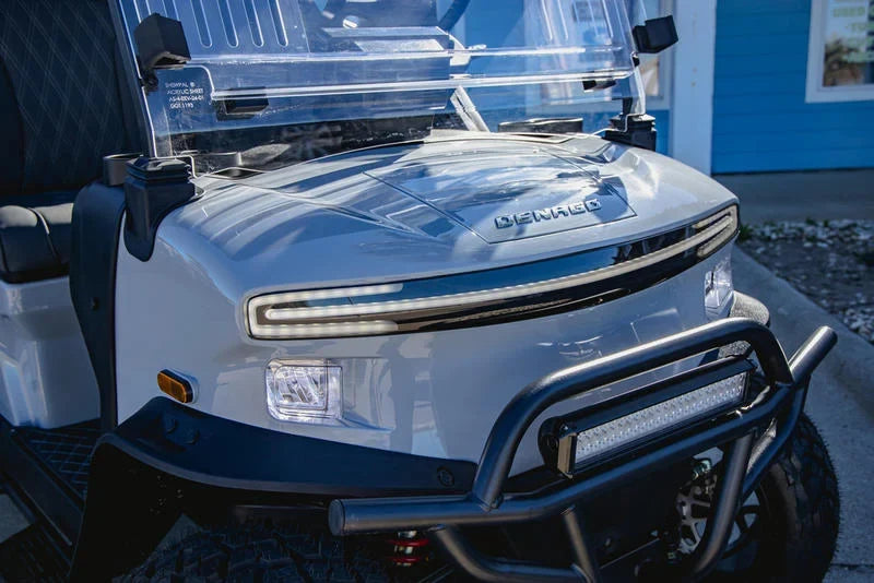 White 2025 Denago EV Rover XXL Golf Cart for Sale image 3