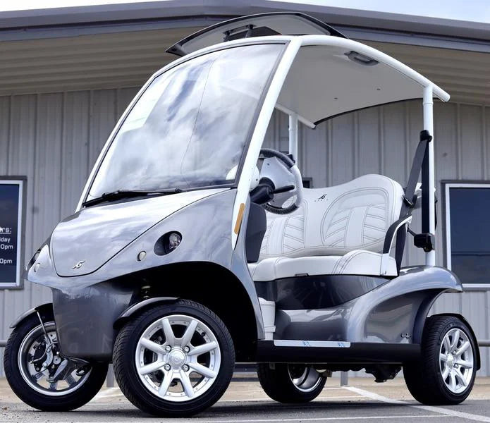 2023 Garia Via 2-Seater Metallic Golf Cart for Sale image 1
