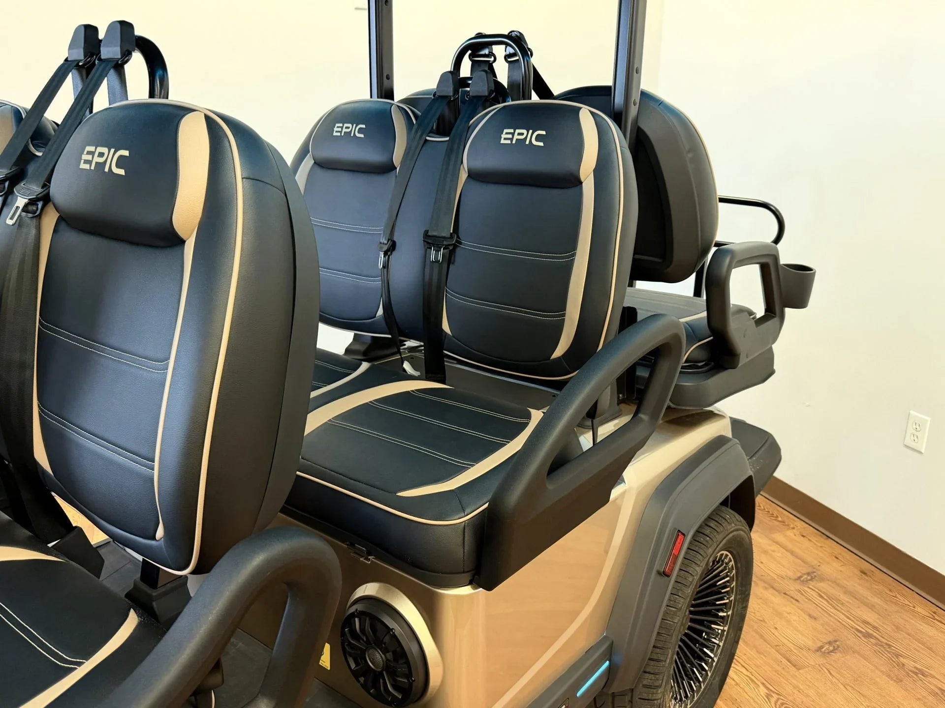 2026 Epic E60FX Champagne Golf Cart for Sale image 2