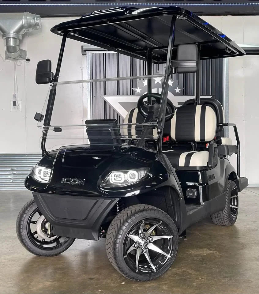 Black 2024 Icon EV I40 Golf Cart for Sale image 0
