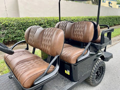 2026 E-Z-GO Express 6 Gas Lifted Black Golf Cart for Sale image 2