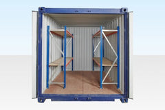 Adjustable, Heavy Duty Three Tier Container Racking (Single Bay) image 0