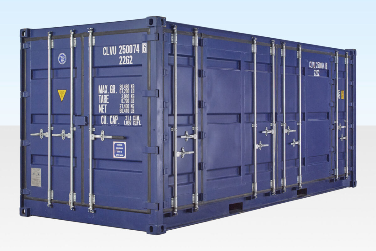 20ft Open Side Shipping Container – One Trip Full Side Access Storage Container image 3