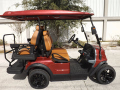 Red 2024 GORILLA G4 LI 4 Pass Lithium Golf Cart for Sale image 2