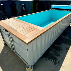 20ft Portable Container Swimming Pool | Caribbean Blue Outdoor Swimming Pool image 2