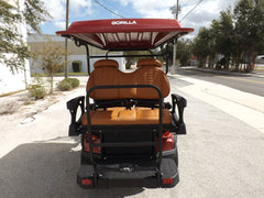 Red 2024 GORILLA G4 LI 4 Pass Lithium Golf Cart for Sale image 3