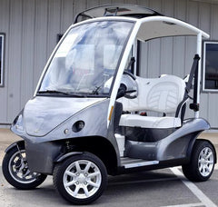 2023 Garia Via 2-Seater Metallic Golf Cart for Sale image 0