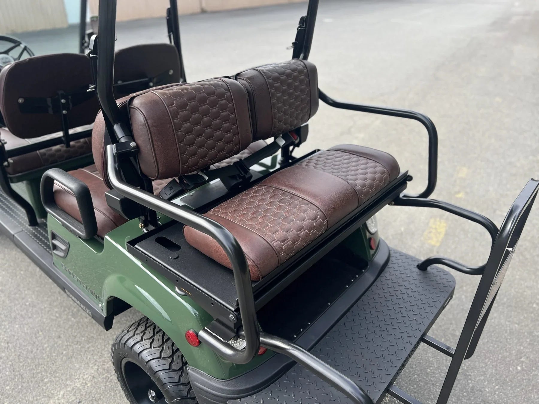 Green 2023 Tomberlin E4 Ghosthawk Defender Golf Cart for Sale image 7