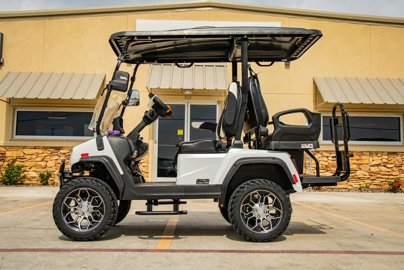 White 2024 EVolution D5 Maverick 2+2 Golf Cart for Sale image 1