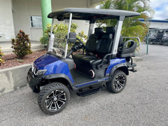 2026 Explorer 2+2 Tara Golf Cart for Sale (Electric Blue) image 0