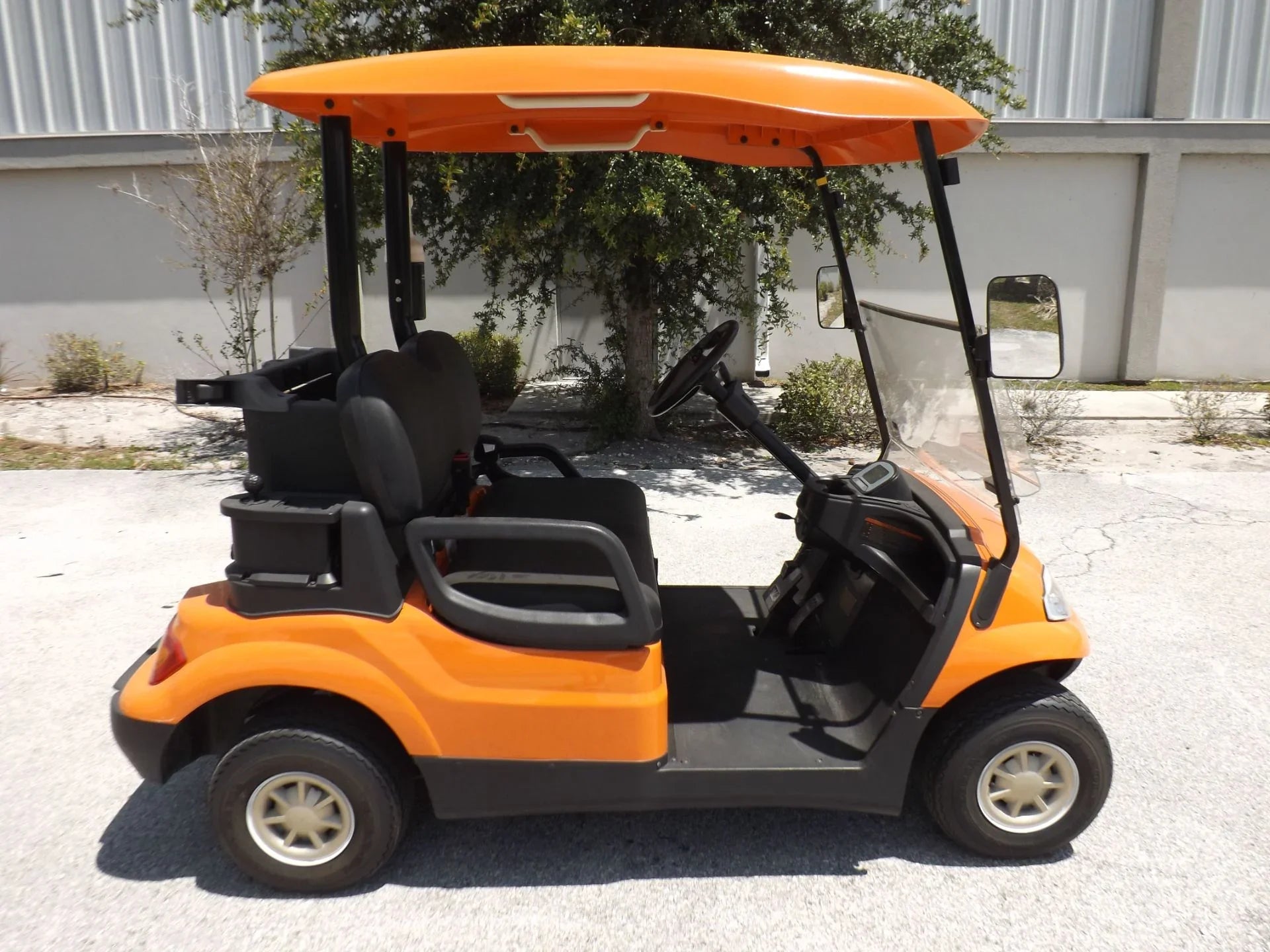 Orange 2022 Advanced EV AEV 2 Golf Cart for Sale image 2