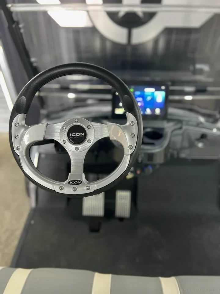 Gray 2024 Icon EV I40L Golf Cart for Sale image 6