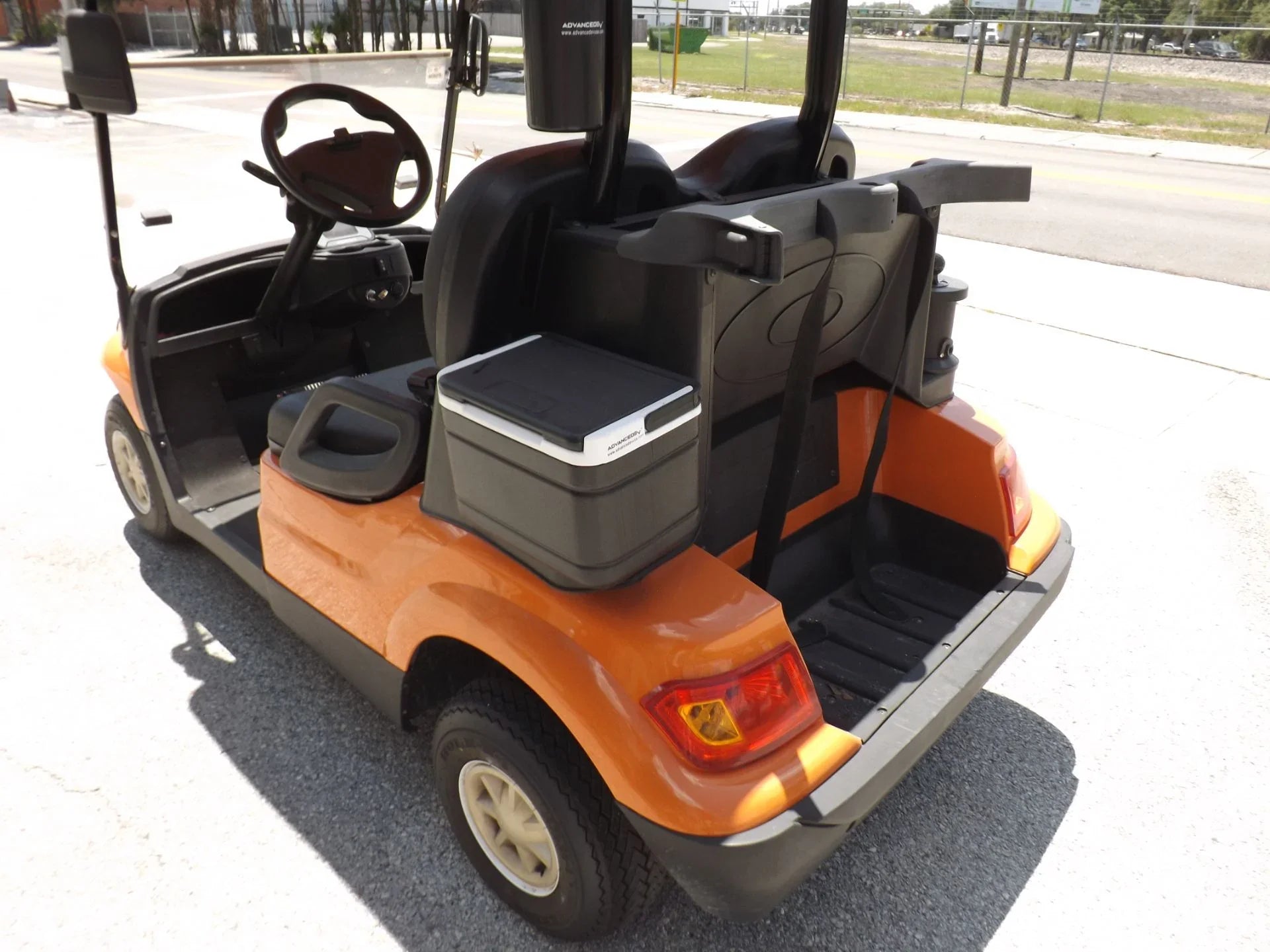 Orange 2022 Advanced EV AEV 2 Golf Cart for Sale image 13