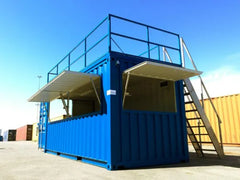 20′ Store Container with a roof terrace image 2