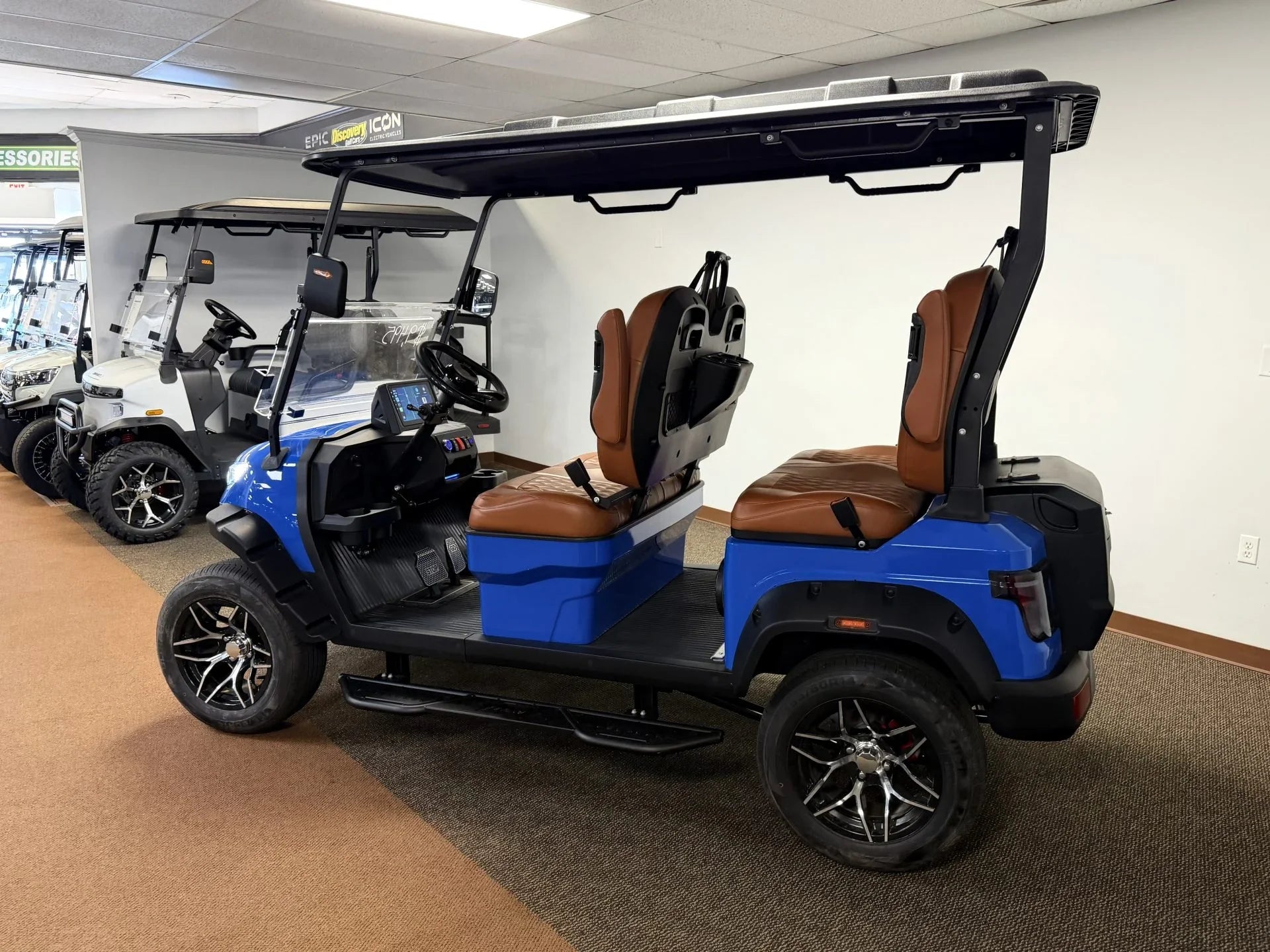2026 Blue Cell 4F Lithium Golf Cart for Sale (Blue) image 1