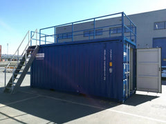 20′ Store Container with a roof terrace image 1