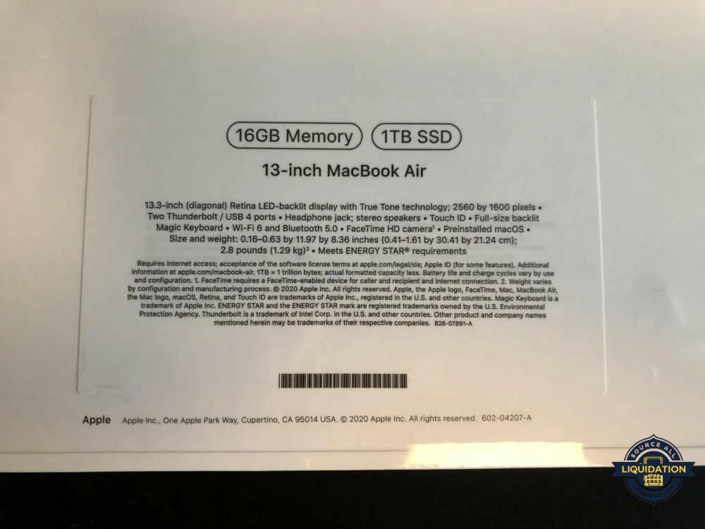 Apple MacBook Air (2020) Pallets – 50 Brand New Units image 3