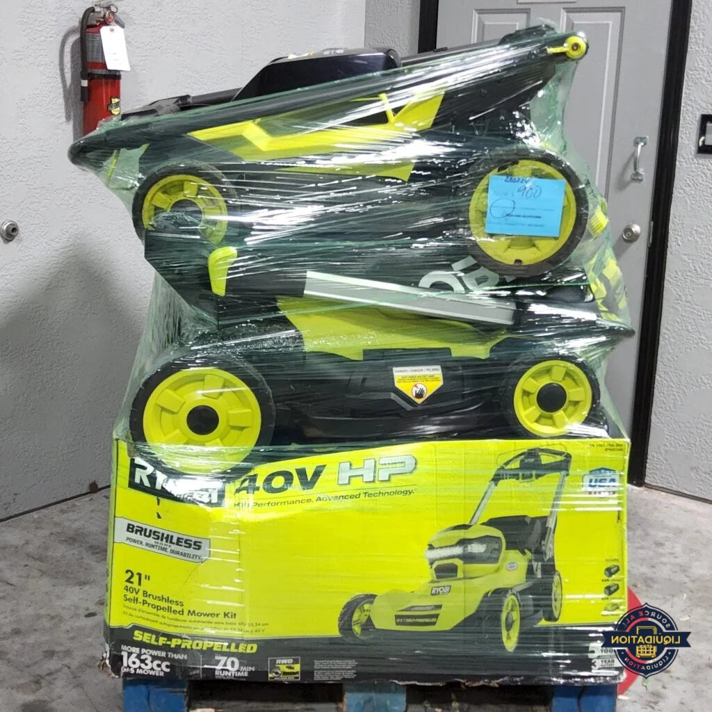 New Ryobi Lawn Mowers Pallet – 8 Units image 0