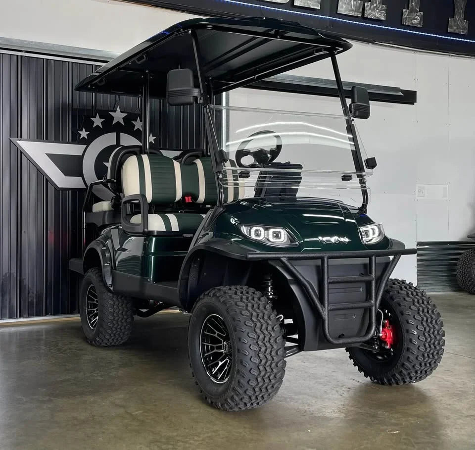 Green 2024 Icon EV I40L Golf Cart for Sale image 3