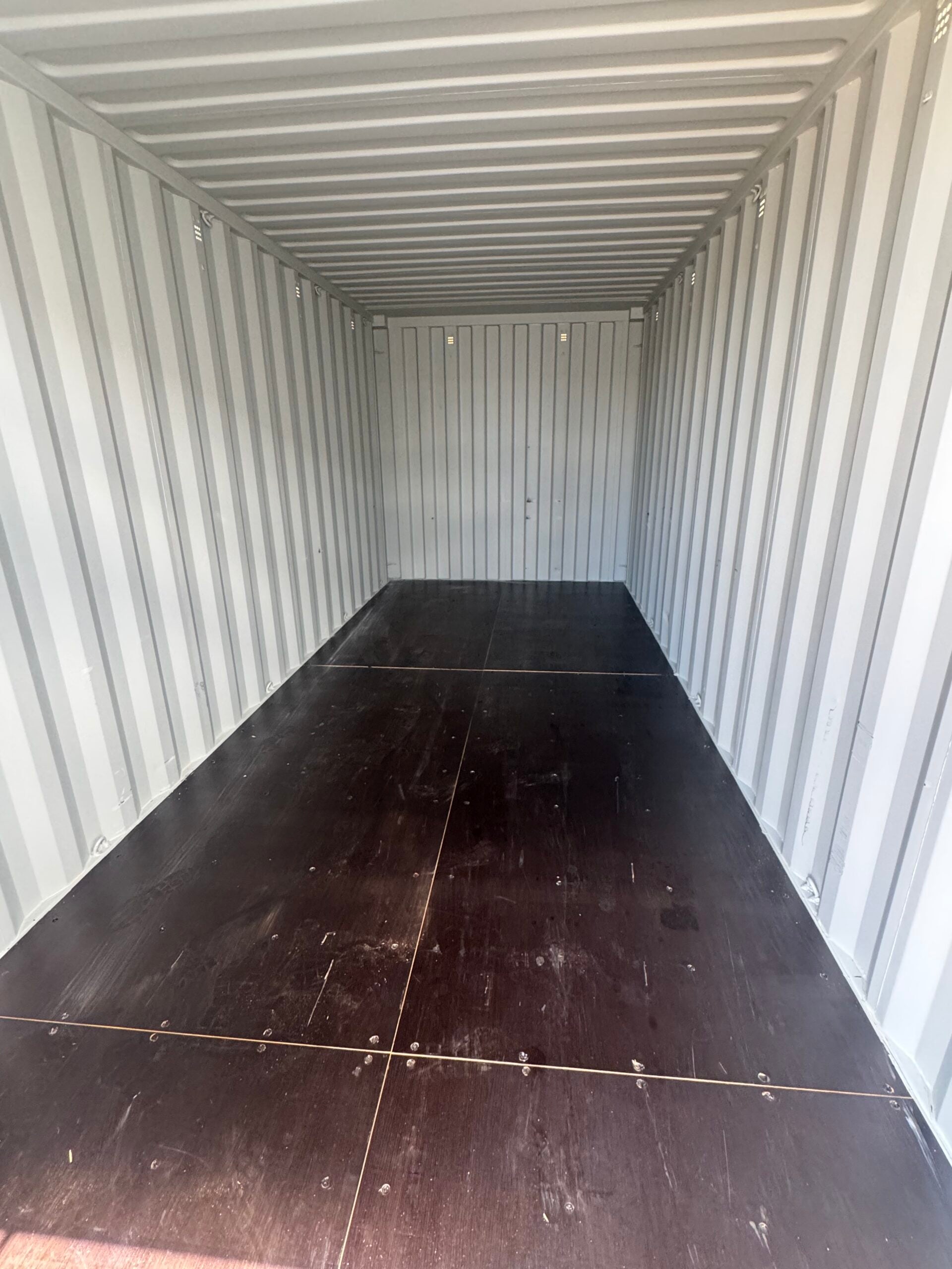 NEW 20ft Light Gray Shipping Contain image 2