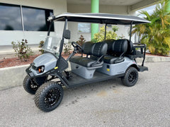 2026 E-Z-GO L6 Gas Kawasaki Street Legal Golf Cart for Sale image 0